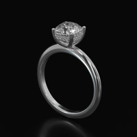 1.79 Ct. Sapphire Ring, 18K White Gold 2
