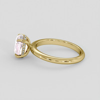 2.01 Ct. Pink Sapphire Ring, 10K Yellow Gold 4