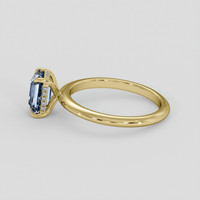 1.55 Ct. Blue Sapphire Ring, 10K Yellow Gold 4