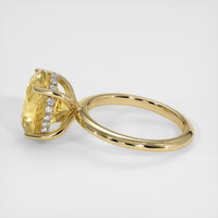 6.75 Ct. Yellow Sapphire Ring, 10K Yellow Gold 4