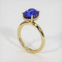 3.30 Ct. Sapphire Ring, 14K Yellow Gold 2
