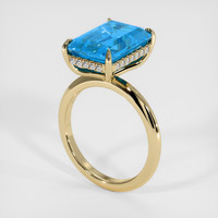 9.09 Ct. Gemstone Ring, 14K Yellow Gold 2