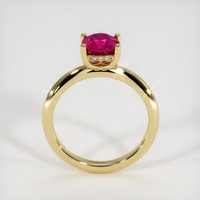 1.22 Ct. Ruby Ring, 14K Yellow Gold 3