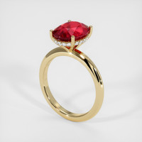 Ruby Ring 4.24 Ct. 14K Yellow Gold Preview