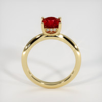 1.20 Ct. Ruby Ring, 14K Yellow Gold 3