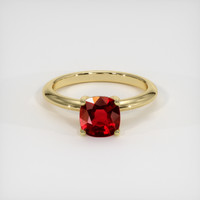 1.19 Ct. Ruby Ring, 14K Yellow Gold 1
