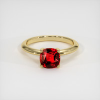 1.48 Ct. Ruby Ring, 14K Yellow Gold 1