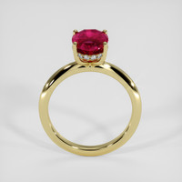 2.55 Ct. Ruby Ring, 14K Yellow Gold 3