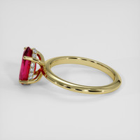 2.55 Ct. Ruby Ring, 14K Yellow Gold 4