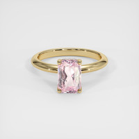 2.15 Ct. Pink Sapphire Ring, 14K Yellow Gold 1