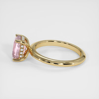 2.15 Ct. Pink Sapphire Ring, 14K Yellow Gold 4