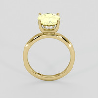3.25 Ct. Yellow Sapphire Ring, 14K Yellow Gold 3