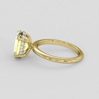3.25 Ct. Yellow Sapphire Ring, 14K Yellow Gold 4