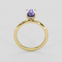2.89 Ct. Violet Sapphire Ring, 14K Yellow Gold 3
