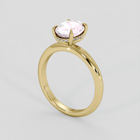 2.01 Ct. Pink Sapphire Ring, 14K Yellow Gold 2