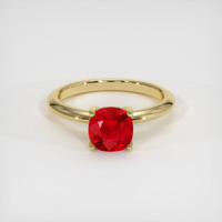 1.62 Ct. Ruby Ring, 14K Yellow Gold 1