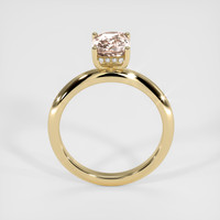 2.62 Ct. Peach Sapphire Ring, 14K Yellow Gold 3