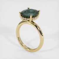 2.35 Ct. Sapphire Ring, 14K Yellow Gold 2