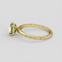 1.21 Ct. Bi Color Sapphire Ring, 14K Yellow Gold 4