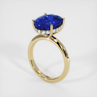 8.04 Ct. Sapphire Ring, 18K Yellow Gold 2