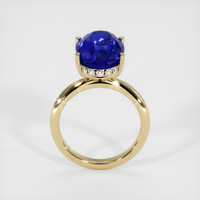 9.07 Ct. Blue Sapphire Ring, 18K Yellow Gold 3