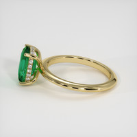 1.98 Ct. Emerald Ring, 18K Yellow Gold 4