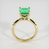 2.26 Ct. Emerald Ring, 18K Yellow Gold 3
