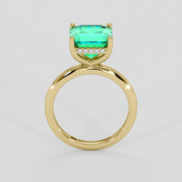 3.32 Ct. Emerald Ring, 18K Yellow Gold 3
