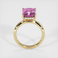 6.02 Ct. Pink Sapphire Ring, 18K Yellow Gold 3