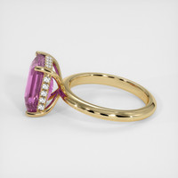 6.02 Ct. Sapphire Ring, 18K Yellow Gold 4