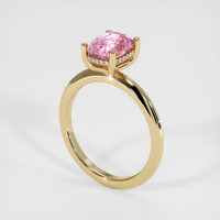 2.73 Ct. Pink Sapphire Ring, 18K Yellow Gold 2