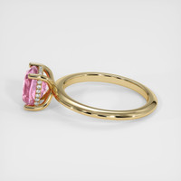 2.73 Ct. Pink Sapphire Ring, 18K Yellow Gold 4