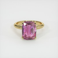 4.45 Ct. Sapphire Ring, 18K Yellow Gold 1