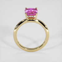 2.11 Ct. Pink Sapphire Ring, 18K Yellow Gold 3