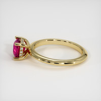 1.22 Ct. Ruby Ring, 18K Yellow Gold 4