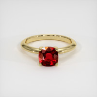 1.19 Ct. Ruby Ring, 18K Yellow Gold 1