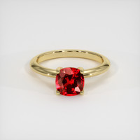 1.31 Ct. Ruby Ring, 18K Yellow Gold 1