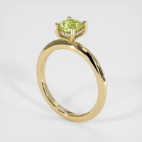 1.34 Ct. Bi Color Sapphire Ring, 18K Yellow Gold 2