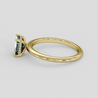 1.06 Ct. Bi Color Sapphire Ring, 18K Yellow Gold 4