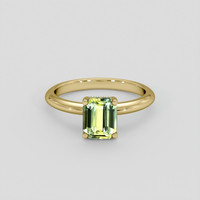 1.70 Ct. Bi Color Sapphire Ring, 18K Yellow Gold 1