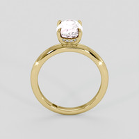 2.01 Ct. Pink Sapphire Ring, 18K Yellow Gold 3