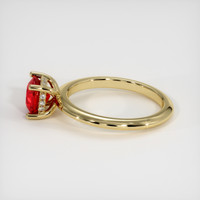 1.62 Ct. Ruby Ring, 18K Yellow Gold 4