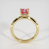 1.29 Ct. Padparadscha Sapphire Ring, 18K Yellow Gold 3