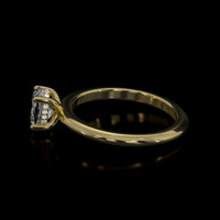 1.04 Ct. Sapphire Ring, 18K Yellow Gold 4