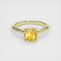 2.05 Ct. Sapphire Ring, 18K Yellow Gold 1