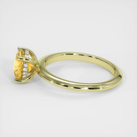 2.05 Ct. Sapphire Ring, 18K Yellow Gold 4