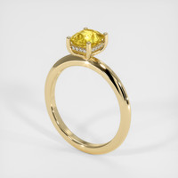 1.06 Ct. Yellow Sapphire Ring, 18K Yellow Gold 2