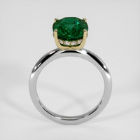 4.25 Ct. Green Tsavorite Garnet Ring, 14K Yellow & White 3