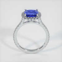 2.30 Ct. Blue Sapphire Ring, Platinum 950 3