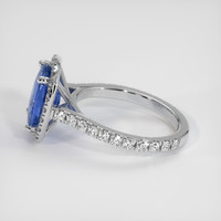 2.76 Ct. Sapphire Ring, Platinum 950 4